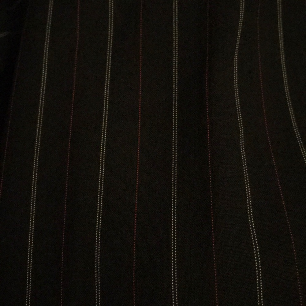 Michael Kors black jacket red&white pinstripe - Picture 3 of 3